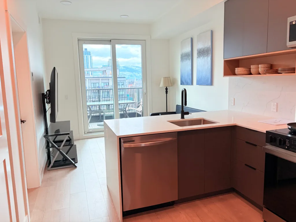 Brand new one bedroom + flex room condo near Kelowna General Hospital